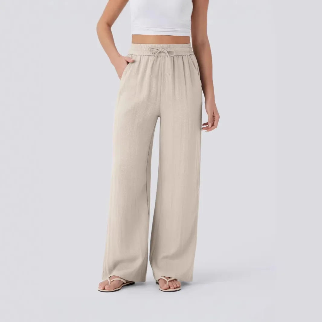 High Waist Drawstring Pants