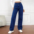 Women Wide-Leg High-Waist Jeans