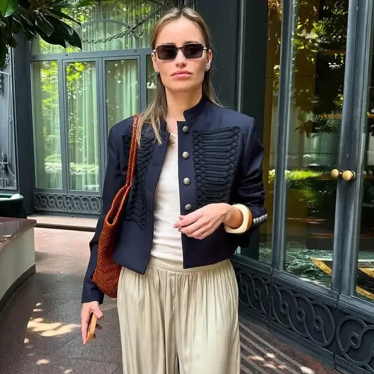 Women's Cropped Napoleon Jacket