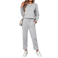 O-Neck Long Sleeved 2-Piece Set