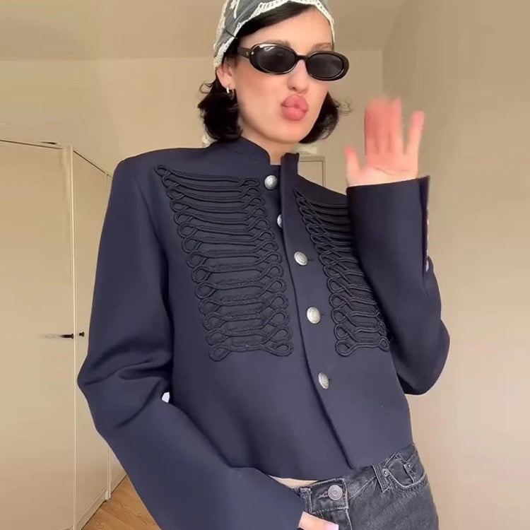 Women's Cropped Napoleon Jacket